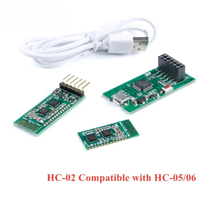 HC-02 บลูทูธ BLE Serial Port โมดูลไร้สายสําหรับ Arduino HC-05 HC-06 HC-USB-T อะแดปเตอร์ดิจิตอล HC 02