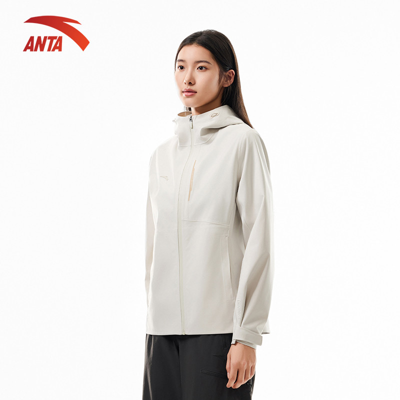 Anta JIA Sports Jacket With Zipper Hood Women Jacket 1625C7616 Official Store