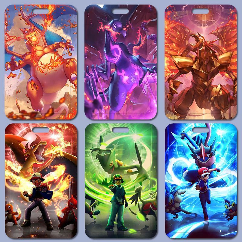 Pokémon Eevee Student Card Holder School Card Merchanted Meal Card Bus Card Campus Card Access Contr