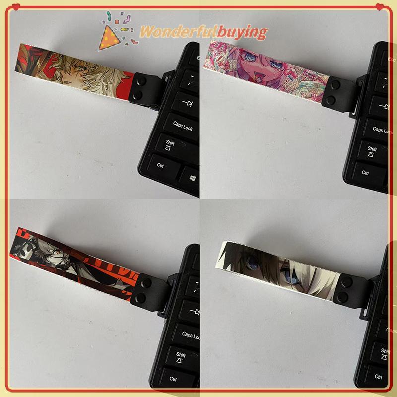 WBTH Hello Kitty Anime Keyboard Ribbon Mechanical Keyboard Strap Fashion Gaming Keyboard Strap Strea