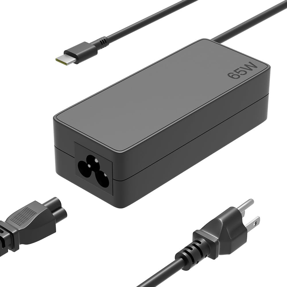 65W USB C AC Charger Fit สําหรับ Lenovo Thinkpad X1 T14 T14s T15 T16 E14 E15 E16 P14s P15s X12 X13 X