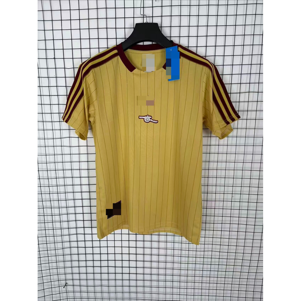 เสื้อบอลแขนสั้นArsenal.Yellow.Retro.Fan.Ed.S-4XL