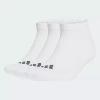 adidas Lifestyle Cushioned Essentials Low Cut Socks 3 Pair Pack Unisex White KR7121