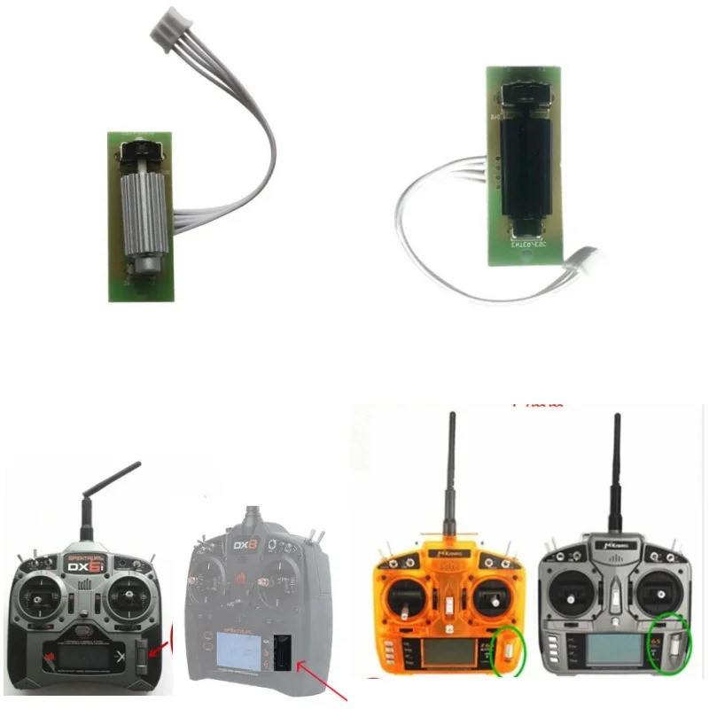 Spektrum DX6i DX7 สวิตช์ลูกกลิ้งปุ่ม PCB เปลี่ยน SPMR61062 สําหรับ ORX T-SIX Storm I6S วิทยุ