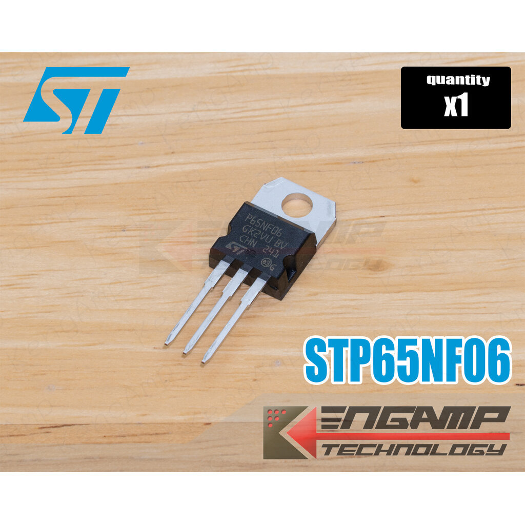 (เลือกจำนวน) [FET] STP65NF06 ST N-CH 60A 60V 14mR