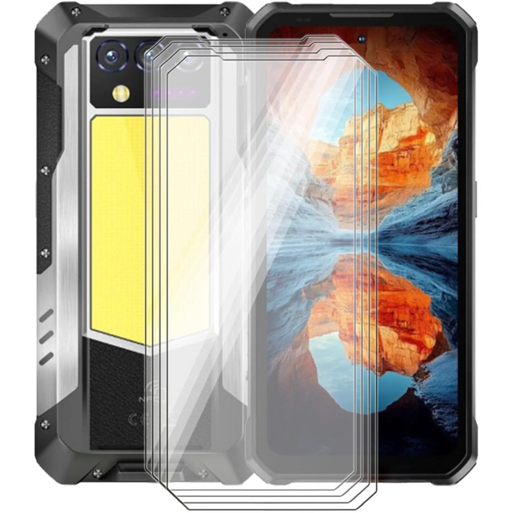 สําหรับ Oukitel WP100 Titan (6.80") ป้องกันหน้าจอ Tempered Galss, [4 แพ็ค] High Clear [ความแข็ง 9H] 