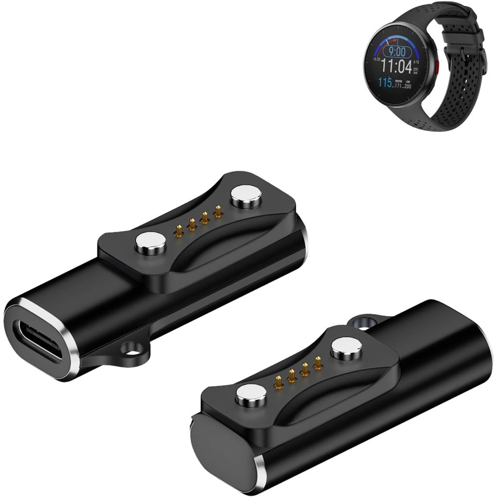 [2 แพ็ค] สําหรับ Polar Pacer Pro/Pacer/Ignite 3/Vantage M3/Grit X2 Pro/Vantage V3 อะแดปเตอร์ชาร์จนาฬ