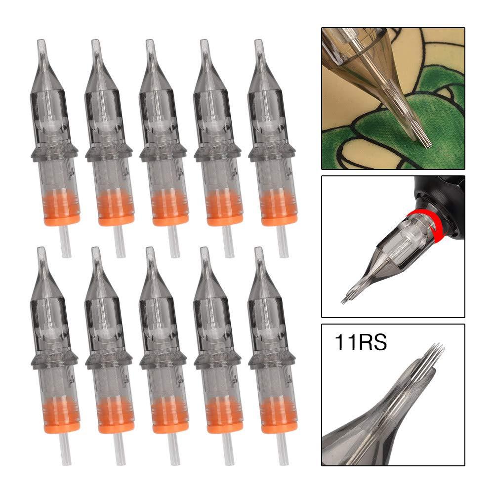 Tattoo Cartridge Needles, ATOMUS 20pcs 3RS 5RS 7RS 9RS 11RS Round Shader Disposable Sterilized Tatto