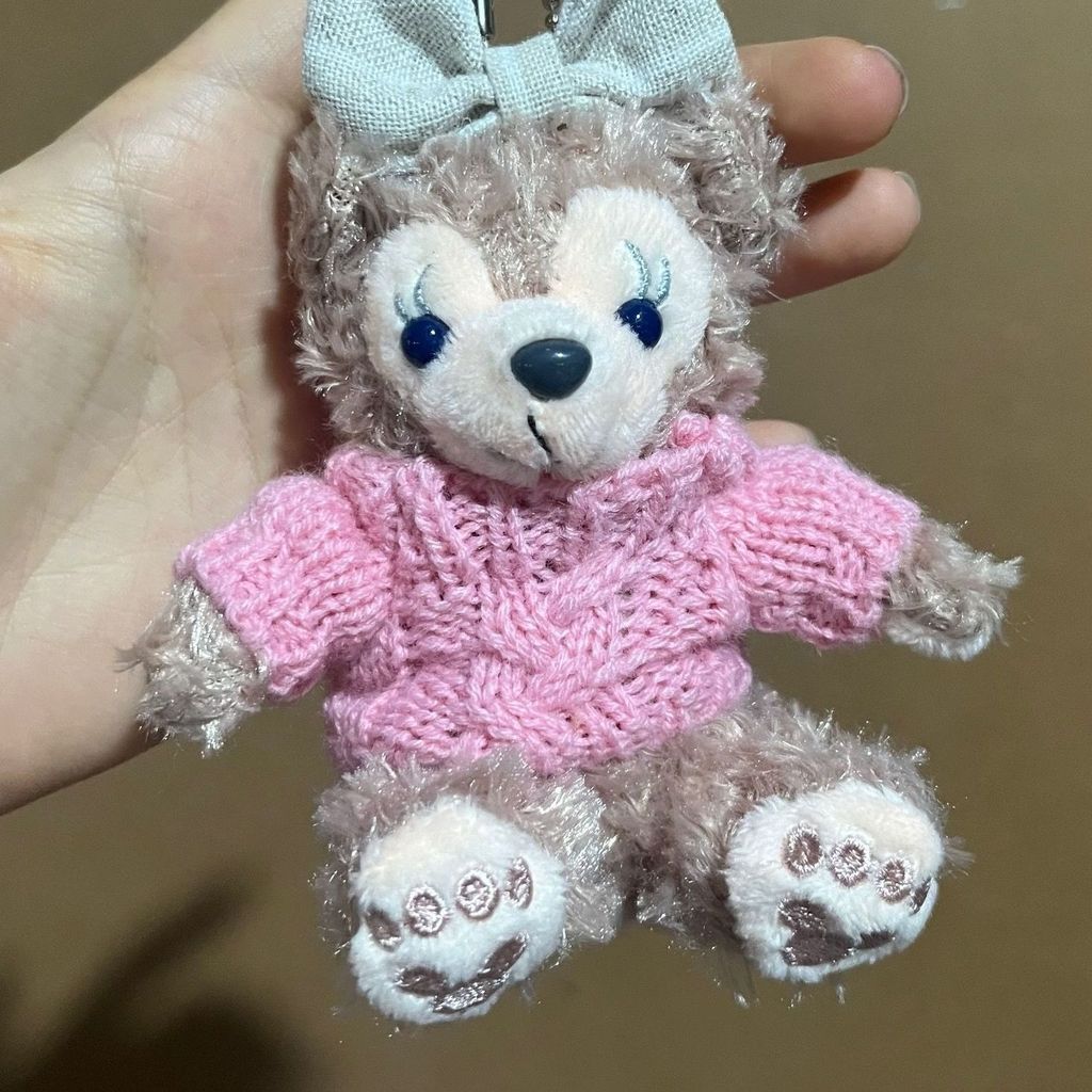 ตุ๊กตาหมี Retro Shirley Rose Duffy พร้อมกระเป๋าคล้องพวงกุญแจและของตกแต่งรถยนต์ สไตล์เรโทร สำหรับเป็นของขวัญในฤดูใบไม้ร่วงและฤดูหนาว - รูปที่ 7