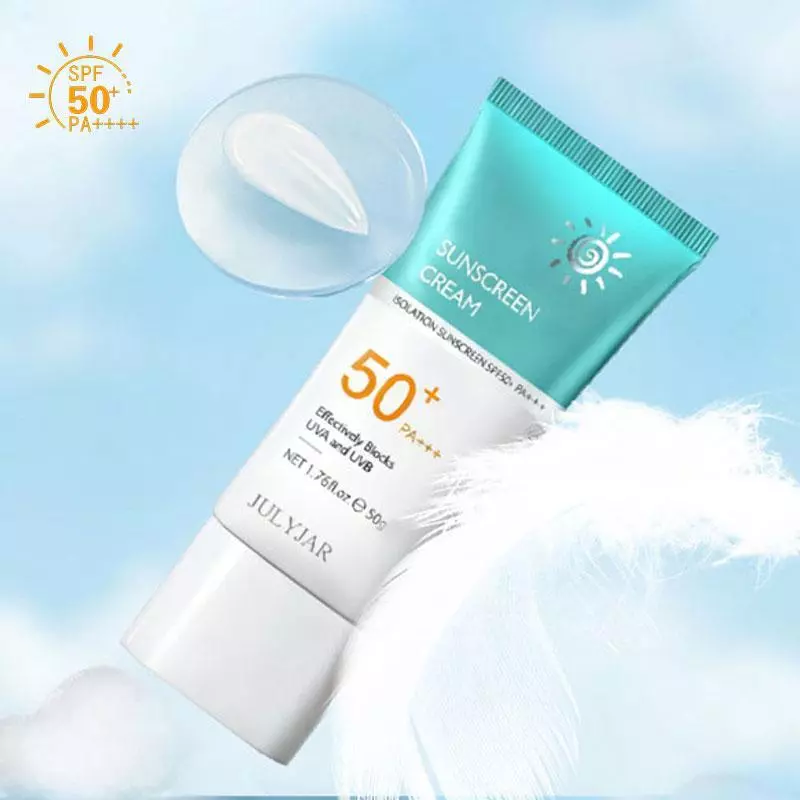 ซื้อ 2 แถม 2 ครีมกันแดด SPF 50+PA+++ น้ำหนักเบา กันเหงื่อ ไม่เหนียวเหนอะหนะ กันแดด UV ครีม 50g สกินแคร์ thumbnail 7