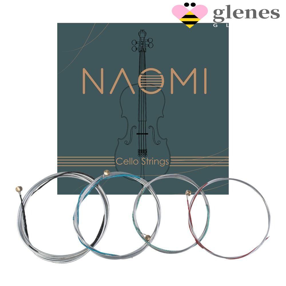 GLENES 1 ชุด Fiddle String, GD a & E Strings 4/4 3/4 1/2 1/4 1/8 Naomi ไวโอลิน String, เครื่องดนตรีเ