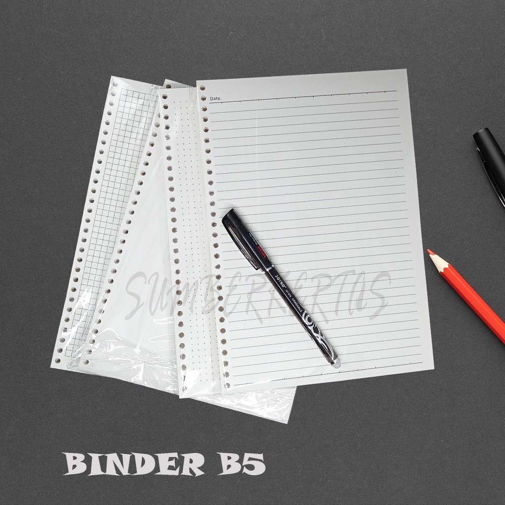 Refill/Refill Notebook Paper B6 / bookpaper B5/brownpaper/hvs
