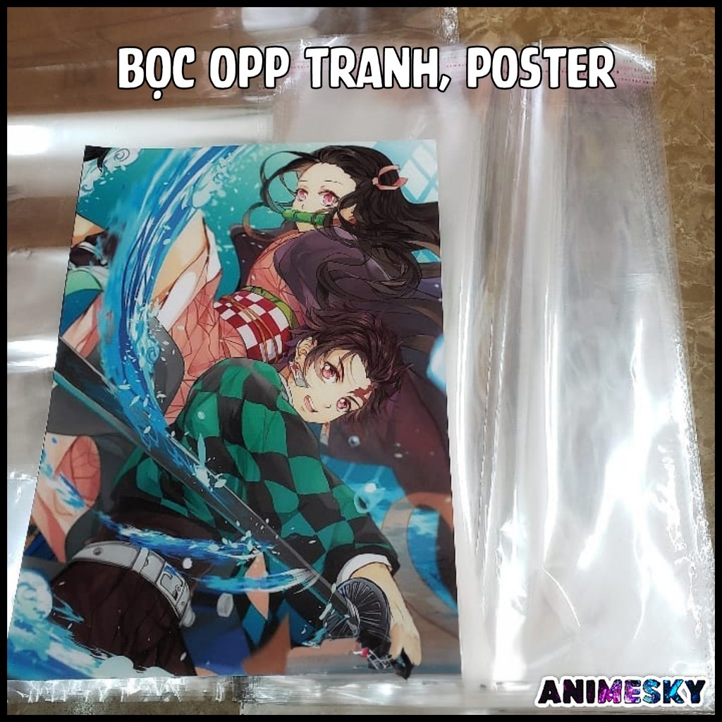 Combo ถุงโปสเตอร์ OPP แบบปิดผนึก 20 ใบ ขนาด 40x60 a3, a4, a5