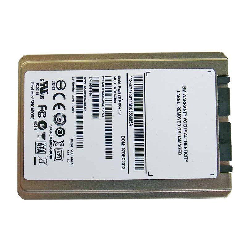 MLC Granular Magnesium P400e Enterprise Version 1.8 "อินเทอร์เฟซ micro sata 64G SSD sata3 นิ้ว