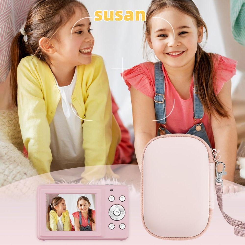 SUSAN กระเป๋าเดินทาง, Plush Padding EVA Shell กล้อง,แบบพกพากันน้ํา Anti-fall กันกระแทก SD Card Stora