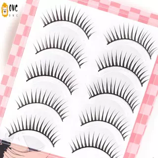 ขนตาปลอมสไตล์ญี่ปุ่น One Piece Feathered Wing Design Natural Soft Wispy Lashes สําหรับแต่งหน้าทุกวัน