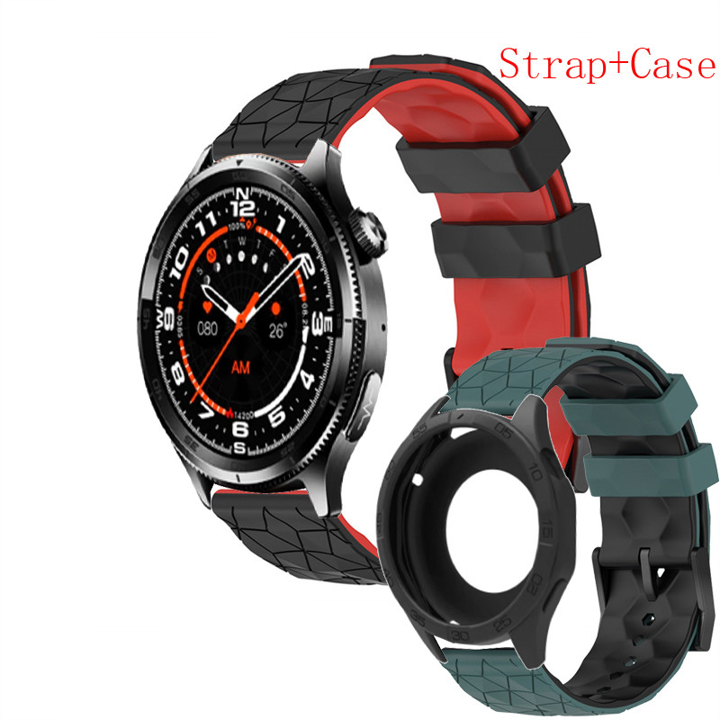 เคส Aolon Pulse Case Watchband + สําหรับ Aolon ecg PULSE สายคล้องคอซิลิโคนสําหรับ สร้อยข้อมือกรณีฝาค