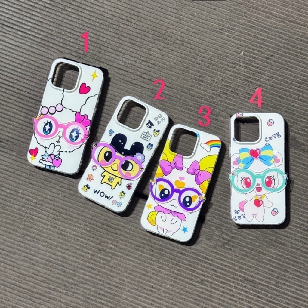 เคส ลายการ์ตูน ใส่แว่น IPHONE - 11 12PM 13 13PM 14 14+ 14PM 15 15+ 15PM 16 16pro 16PM 17 17air 17pro