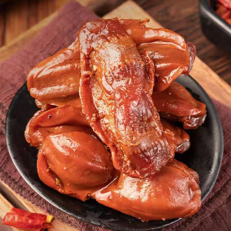 Kuaishou Gizzard เป็ด Gizzard สดอร่อยแต่ละหัวไขมันเนื้อใหญ่ Tender หวานเผ็ดอาหารปรุงสุกตุ๋นของขบเคี้