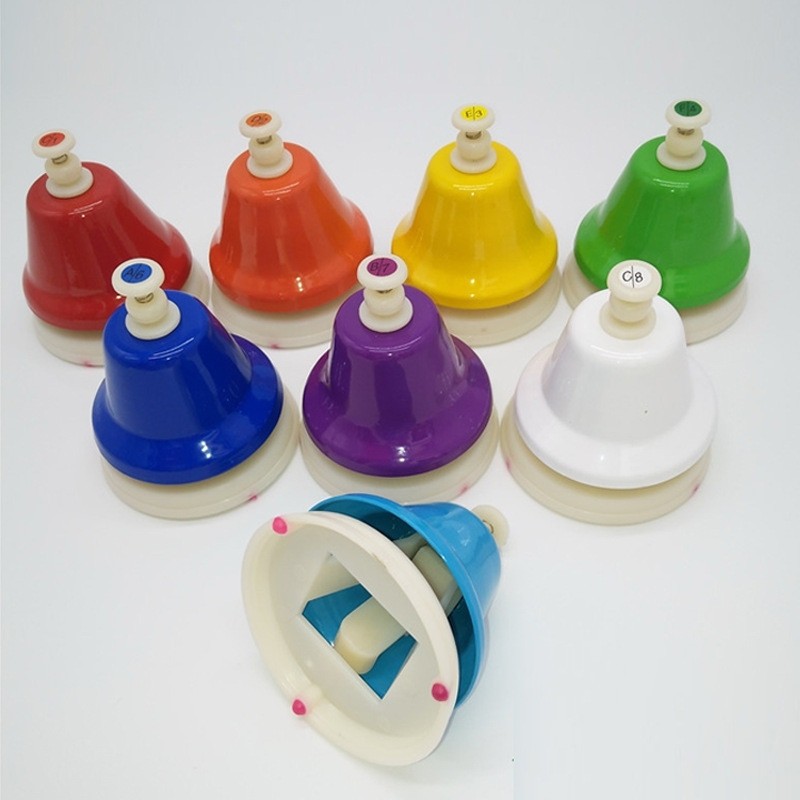 Olf เครื่องดนตรี Octave Class Bell เด็กมือกด Octave กดนาฬิกา Touch นาฬิกาอนุบาล Octave Melody นาฬิกา