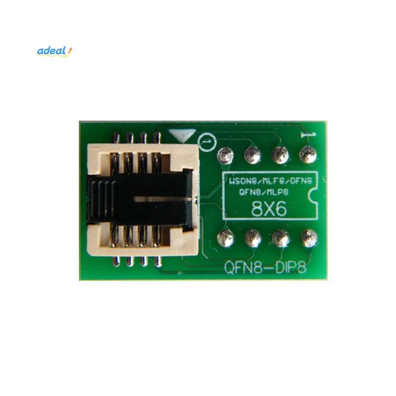 DFN8 ถึง DIP8 ซ็อกเก็ตชิปซ็อกเก็ต QFN8/WSON8/MLF8/MLP8/DFN8 ถึง DIP8 สําหรับ CH341A TL866Ii Plus RT8