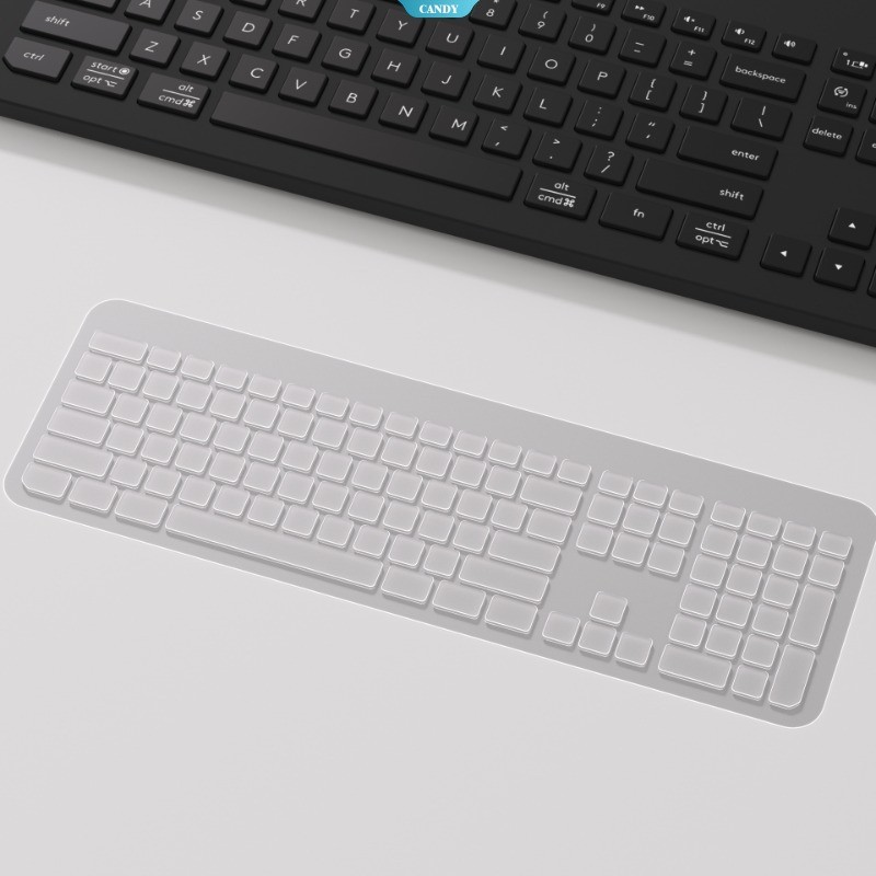 ผิวแป้นพิมพ์ป้องกันการรั่วไหลที่สมบูรณ์แบบสําหรับ Logitech K950 - ฝาครอบกันฝุ่นซิลิโคนสําหรับคอมพิวเ