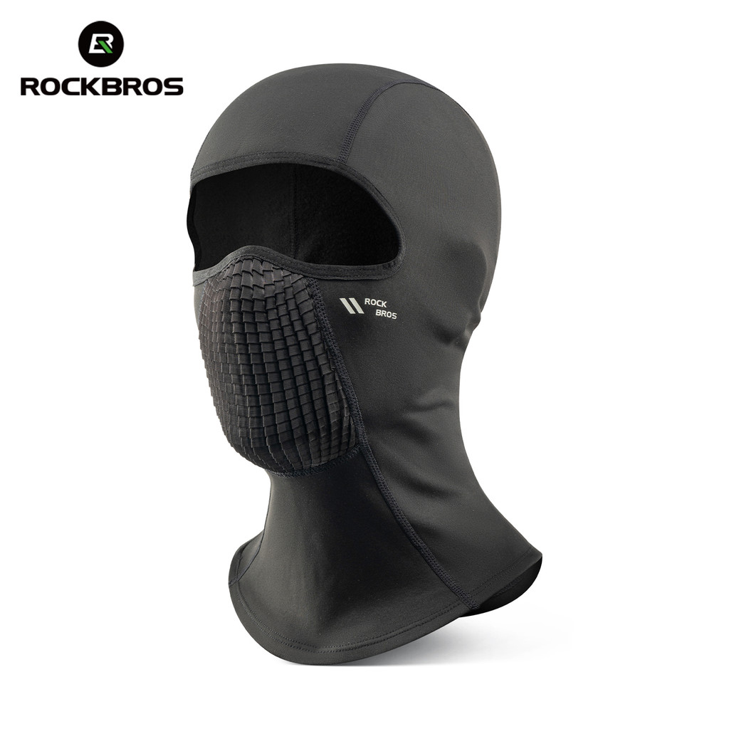 ROCKBROS หมวกบัลลาคลาวา Unisex ออกแบบมาเพื่อการขี่จักรยานและเดินป่า ผลิตจากเนื้อยืดหยุ่นสูงพร้อมขนแกะที่อบอุ่น