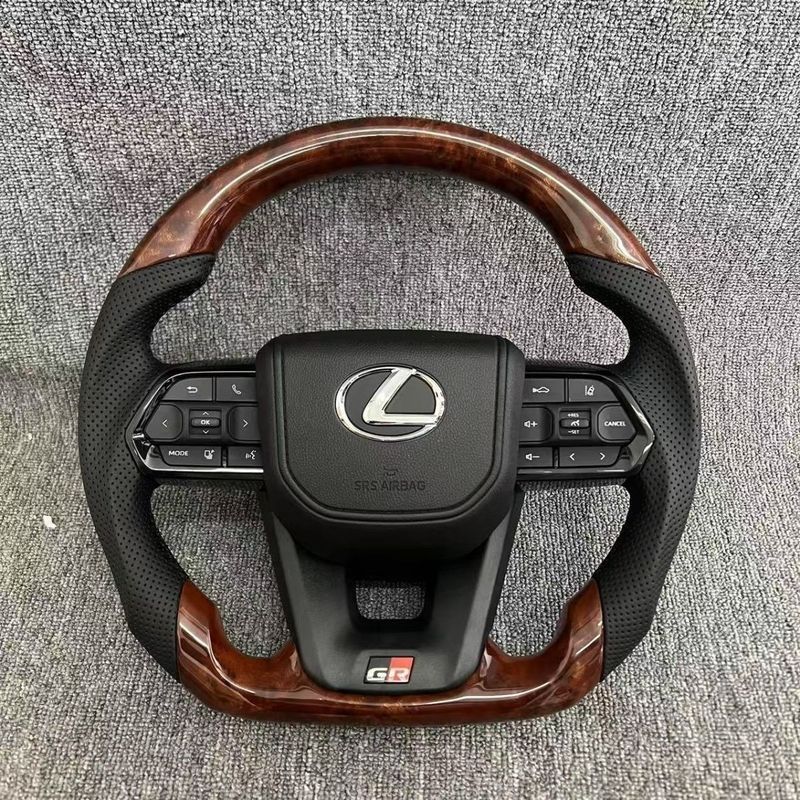 Toyota Domineering Cool Luze ดัดแปลง lc300 พวงมาลัย GR กีฬาเปียโนสีดํามัลติฟังก์ชั่น 
 Henland Alpha