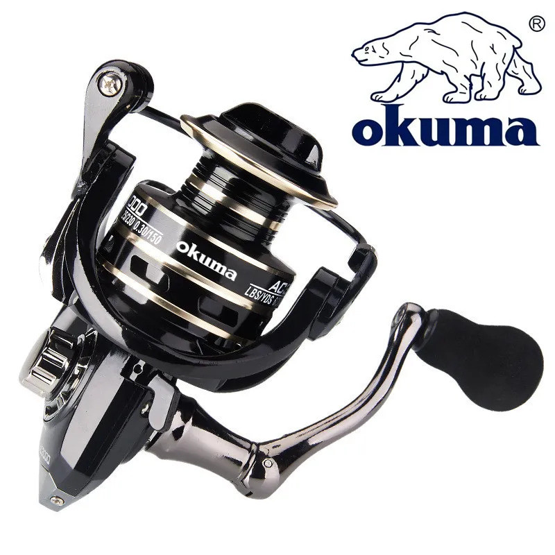 ใหม่ล่าสุด Okuma Ac2000-7000 รอกตกปลา Metal Ball Grip Spinning Reel 5.2:1 Metal Reel Cup 12kg ลากสูง