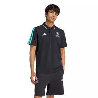 adidas Motorsport เสื้อโปโล MERCEDES - AMG PETRONAS FORMULA 1 TEAM DNA ผู้ชาย สีดำ KE8165