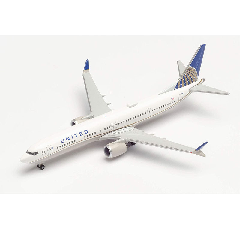 ปีก Herpa 1/500 737 MAX8 737-8 เครื่องบินรุ่นโลหะผสมวัสดุคอลเลกชัน Fine