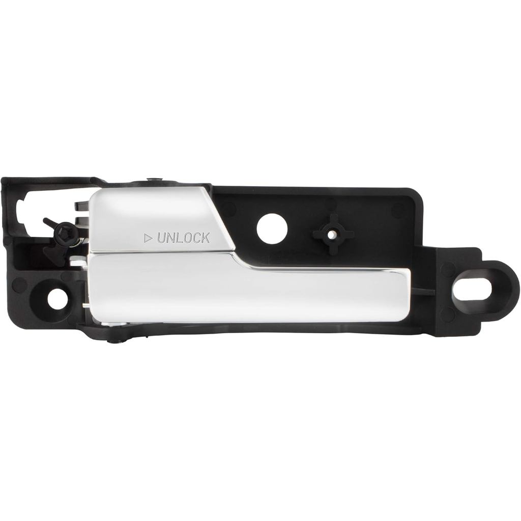 BOXI ภายในด้านหลังซ้าย (Driver-Side) มือจับประตูโครเมียมสําหรับ 2006-2012 Ford Fusion 2007-2012 Linc