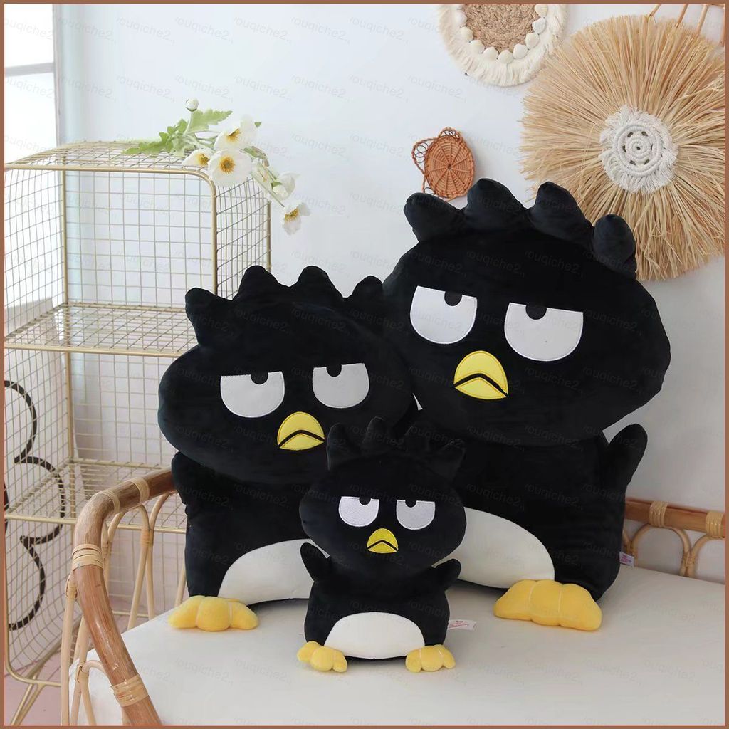 SY2 Sanrio BADTZ-MARU ของเล่นตุ๊กตา XO Penguin ตุ๊กตาตุ๊กตาของขวัญเด็กตกแต่งบ้านโยนหมอนของเล่นเด็ก Y