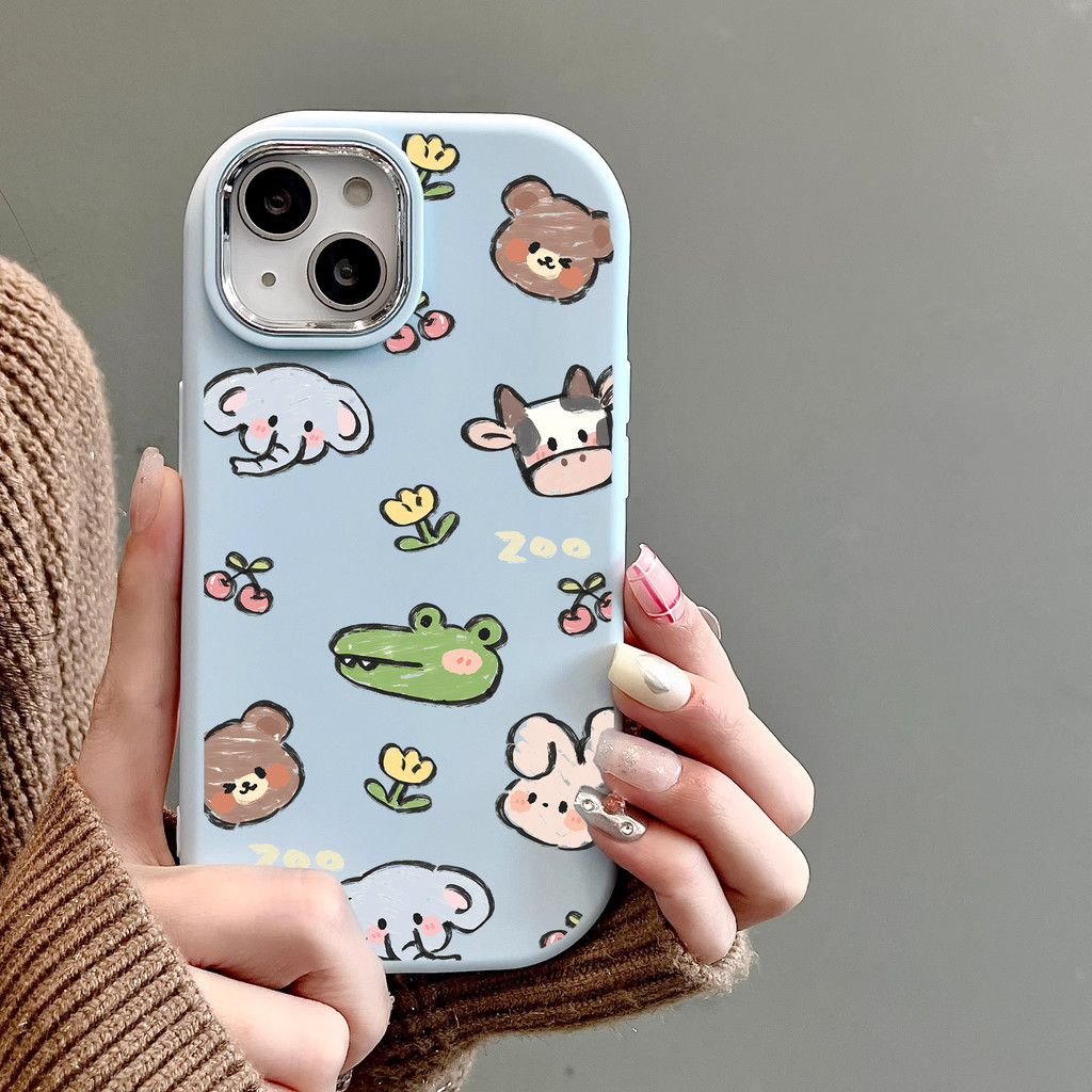 น่ารัก Graffiti Zoo ปลอก Xiaomi Poco X3 M4 X4Pro C85 C71 C55 C31 C75 C61 M5S M6 M2 K30 K40 K50 K60 K