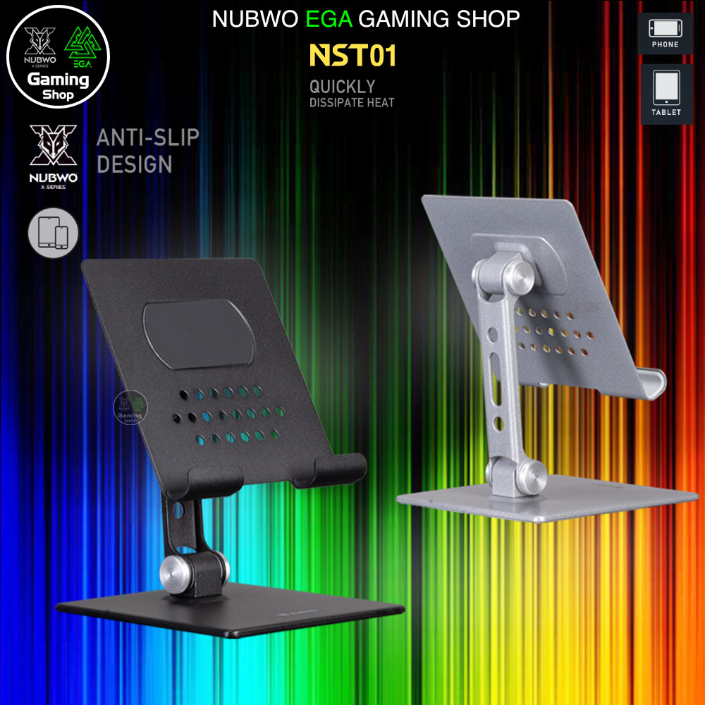 🎮 GAMING NUBWO NST01 SMART PHONE AND TABLET HOLDER ขาตั้งแท็บเล็ตและโทรศัพท์ NST-01 รองรับทั้งแนวตั้งและแนวนอน #NST 01