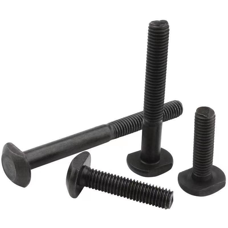 ประเภทความแข็งแรงสูงใช้ M6M8M10M12M16M24M30TT ประเภท Bolt Slot Bolt DIN186 สกรู T ประเภทแผ่นความดัน 