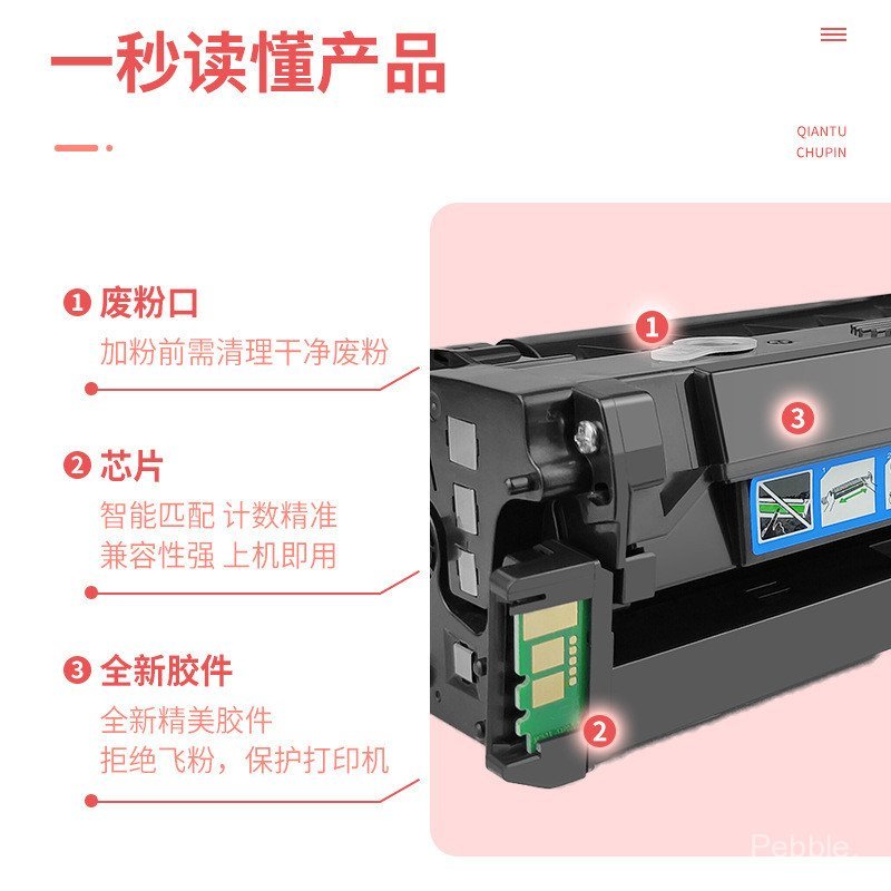 เหมาะสําหรับ Lenovo CS2410 Selenium Drum Lenovo CS2410dn สีตลับหมึกเครื่องพิมพ์มัลติฟังก์ชั่น LD2410