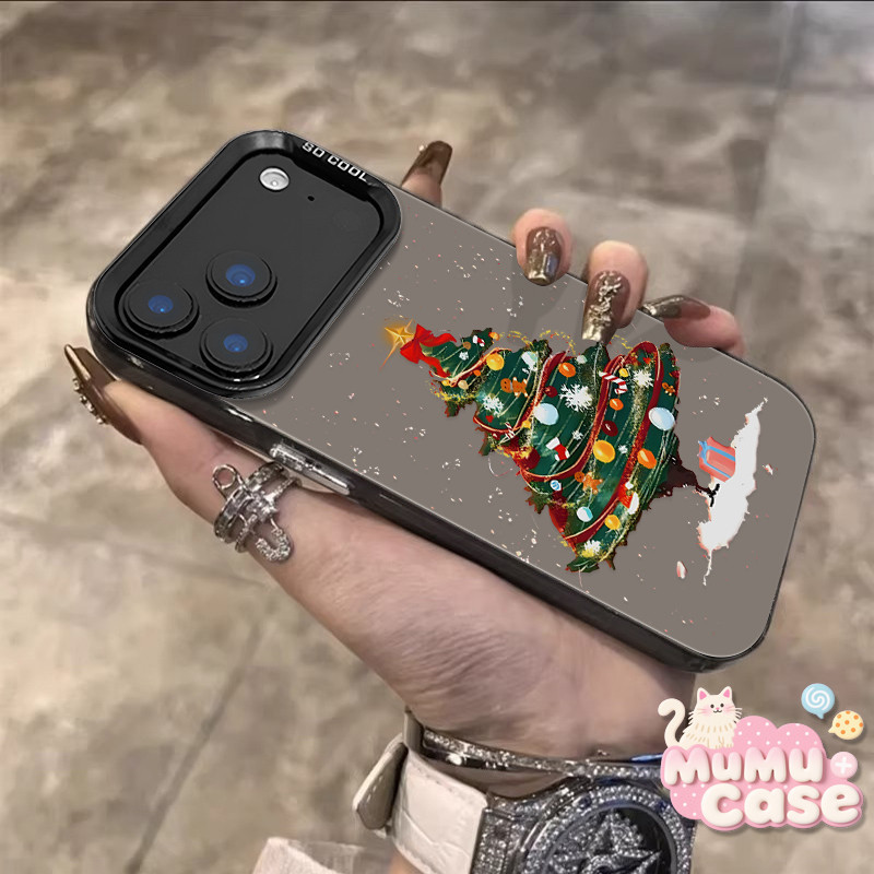 ฝันต้นคริสต์มาสลูกขนม ที่มีสีสันนุ่ม เคส Infinix Smart 6 7 8 5 Hot 30i 40i 10 20 9 11 8 Play Tecno S