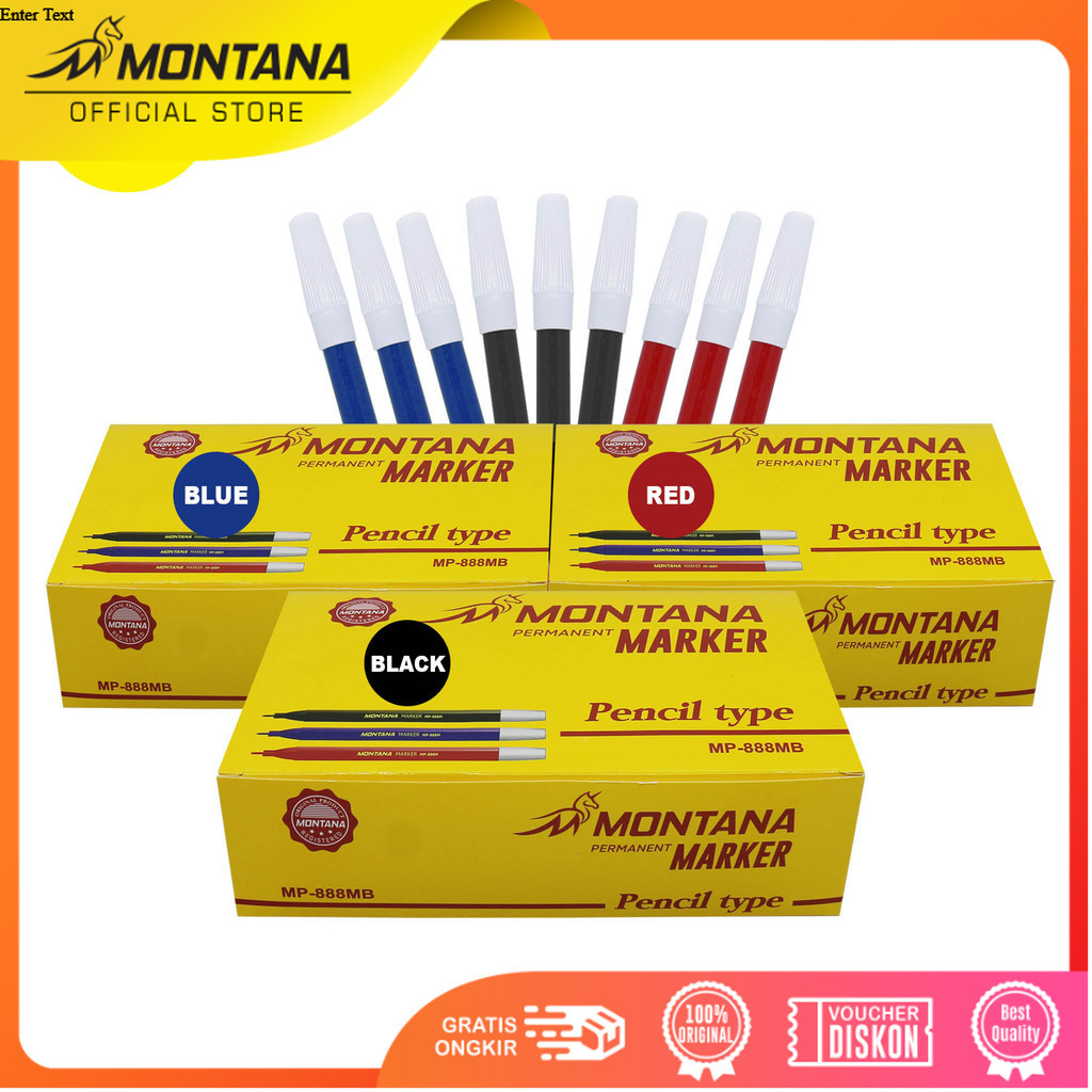 Montana ปากกามาร์กเกอร์ถาวรขนาดเล็ก/มาร์กเกอร์ถาวร/MP-888 RETAIL