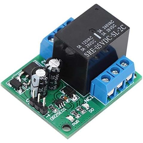 DR25E01 DPDT Relay Module Double Pole Double Throw Self Locking Bistable Relay Module Board (DC 6-24