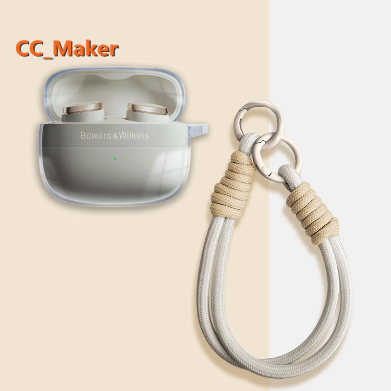 Case for Bowers & Wilkins PI8 Transparent Soft Case Cute Lanyard Pendant Suitable for Pendant Bowers