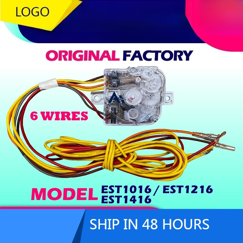 EST1016 / EST1216 / EST1416 SHARP เครื่องซักผ้าเครื่องซักผ้า TIMER MESIN BASUH