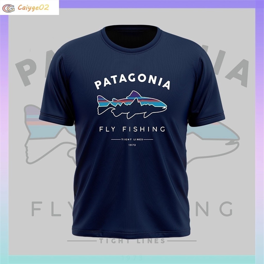เสื้อยืด Patagonia Baju Patagonia (เสื้อยืดไมโครไฟเบอร์) เสื้อยืดตกปลากลางแจ้ง