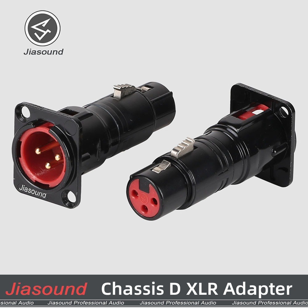 1พีซี XLR แคนนอน ฐานติดตั้งสามพินเคลือบทอง แคนนอน ชายและหญิง ง-พิมพ์ ซ็อกเก็ตโลหะตัวแปลงการเชื่อมต่อเสียง