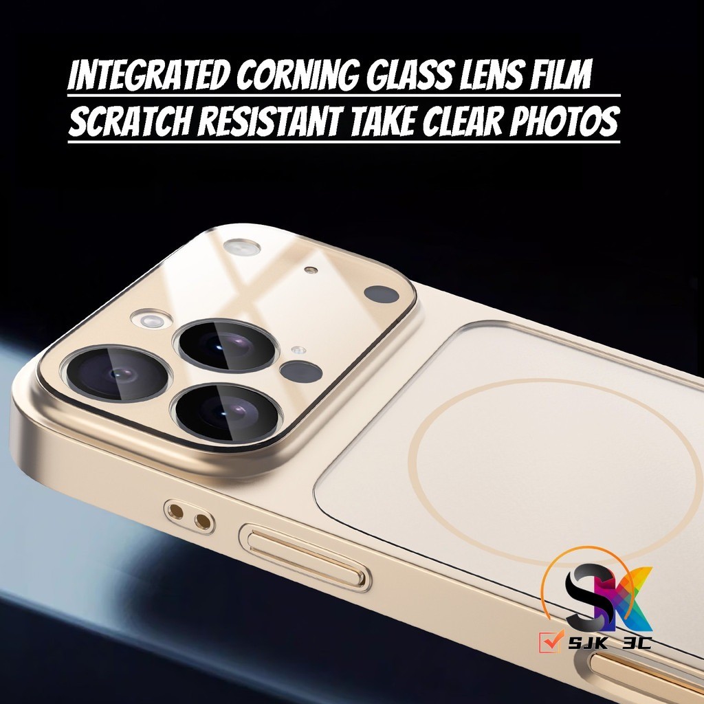 Luxury Matte Texture ทันทีเปลี่ยน 11 ถึง 17Promax เคสโทรศัพท์สําหรับ iPhone 17 16 15 14 13 Pro Max 12Promax เปลี่ยน 17 ProMax ปลอกแม่เหล็กกันกระแทกป้องกันกรณี - รูปที่ 6