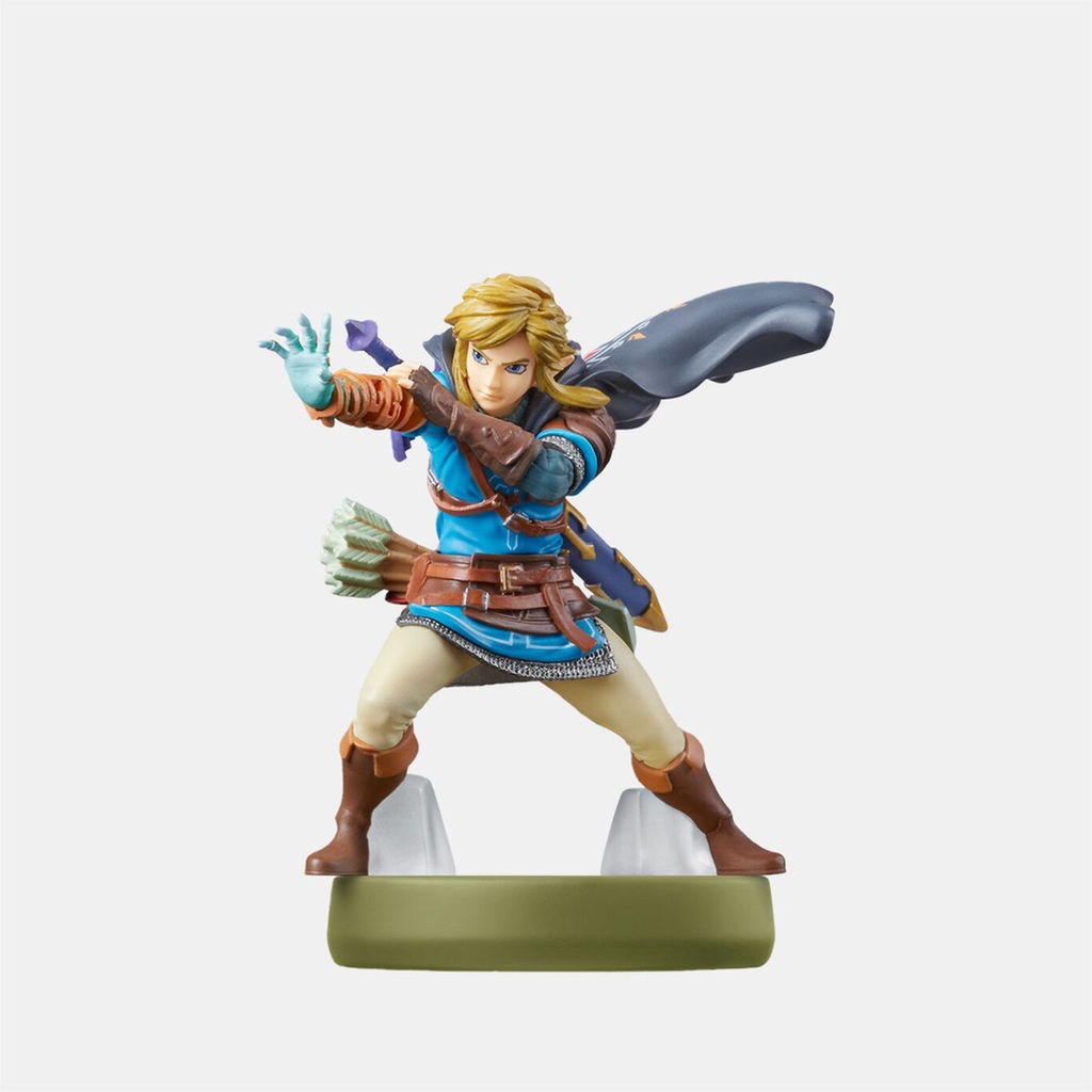พร้อมสต็อก NS Nintendo switch amiibo The Legend of Zelda Kingdom Tears Link Figure Office Boy