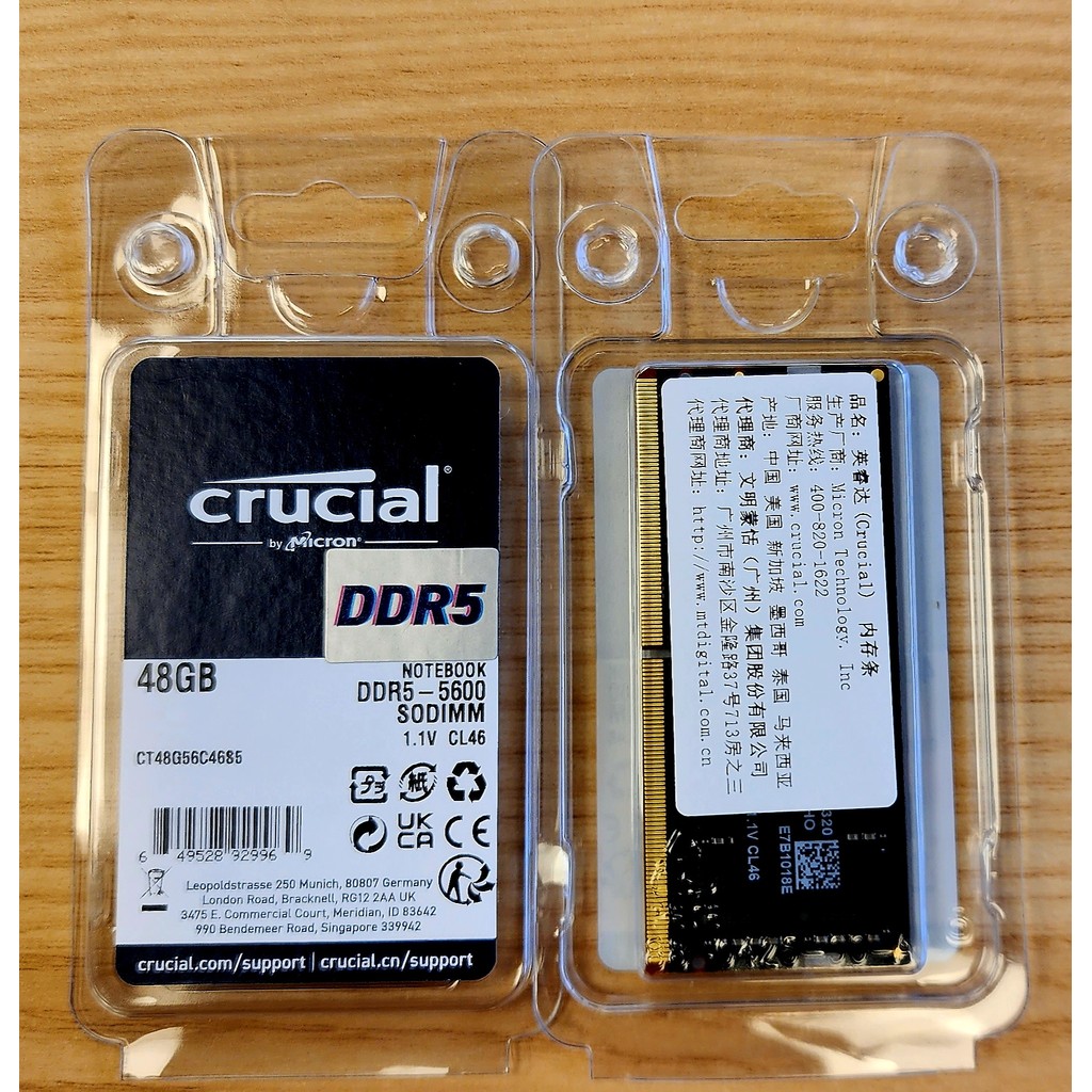Yingruida DDR5 16G 24G 32G 48GB 5600 ความถี่ 4800 คอมพิวเตอร์แล็ปท็อปแถบหน่วยความจําแมกนีเซียม