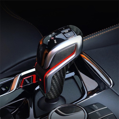 Real Dry Carbon Fiber Gear Shift Knob Cover For BMW X3M F97 X4M F98 M5 F90 19-24