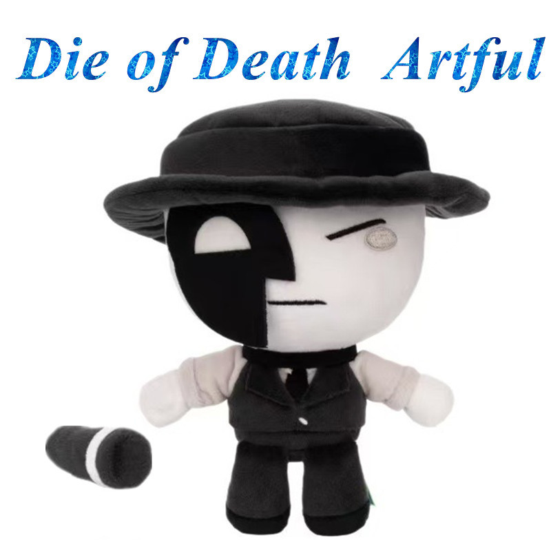 Artful Roblox Plushie Die of Death ตุ๊กตานุ่มตุ๊กตาของเล่นสําหรับแฟนชายหญิงเด็กของขวัญวันเกิดคริสต์มาส