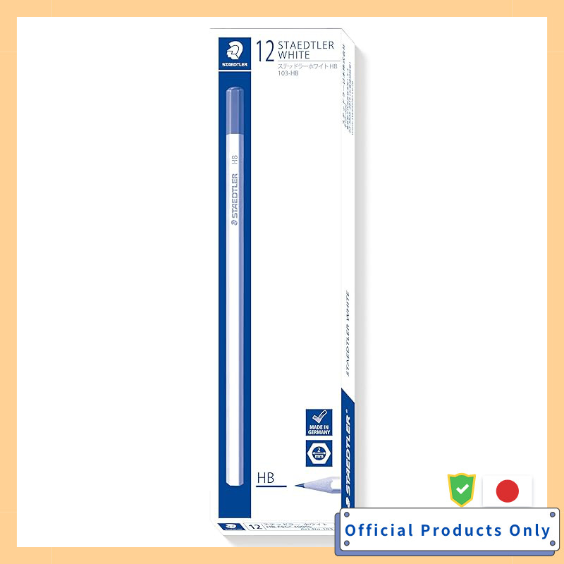 Staedtler HB Pencils, Staedtler White, Exam Mark Sheet, 12 Pcs, 103-HB